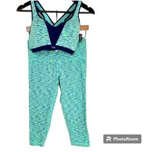 Victoria's Secret VSX Incredible Bra 32D + Knockout Crop Pants Small